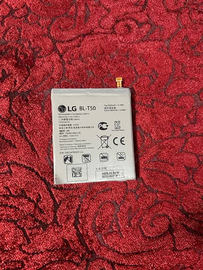 LG velvet ki original battery hai ur back bi hai