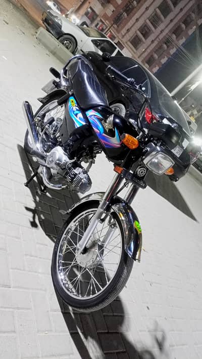 Honda CD70 2024 model karachi num 1st owner Genuine