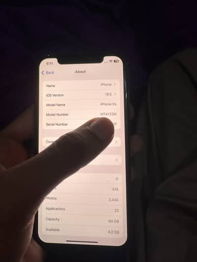 I phone xs 64 gb battery health 76 Face ID ki step nii sai