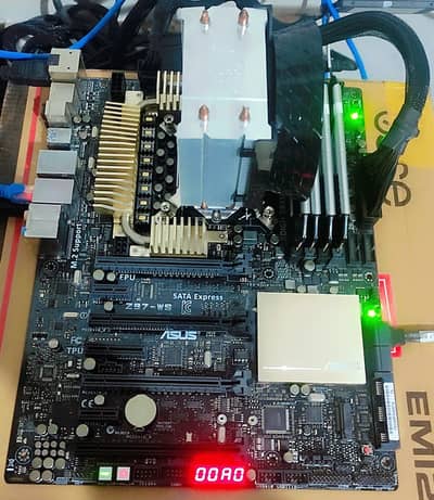 Intel i7-4790K ASUS Z97-WS Motherboard 32GB Corsair DDR3 RAM