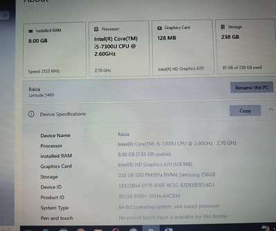 Dell i5 vpro 7th generation