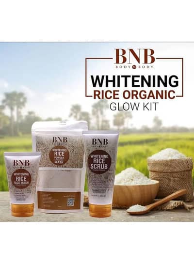 BNB Rice Brightening Glow Kit