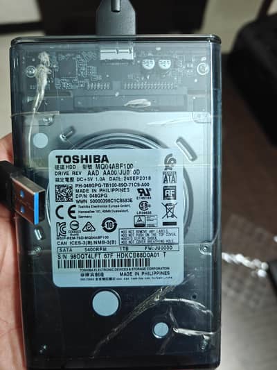 External Hard Drive 01 TB almost new