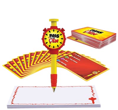 Pass the pen drawing challenge game toy