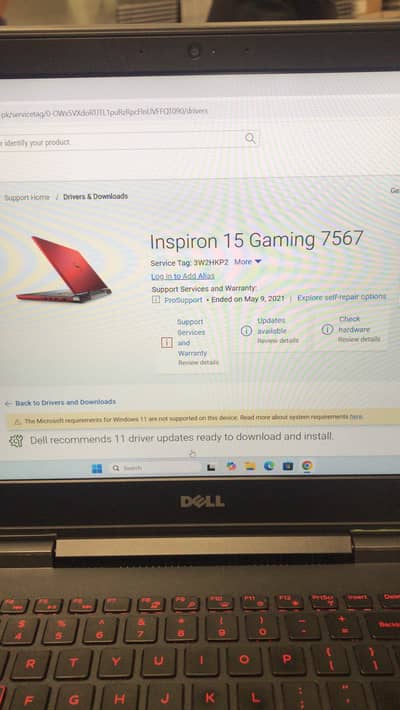 Dell Inspiron 15 Gaming 7567