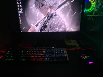 Gaming pc Rgb with Rx 580 8gb