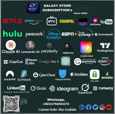 Oplex Tv And All Subscriptions Available!!!