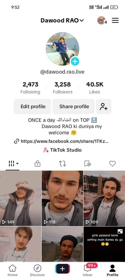 TikTok id ha sb follow kru 