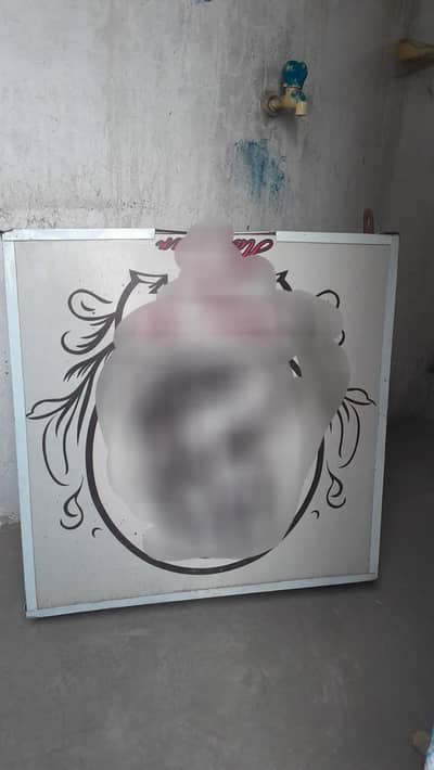 signbord just 3month use. . with lighting