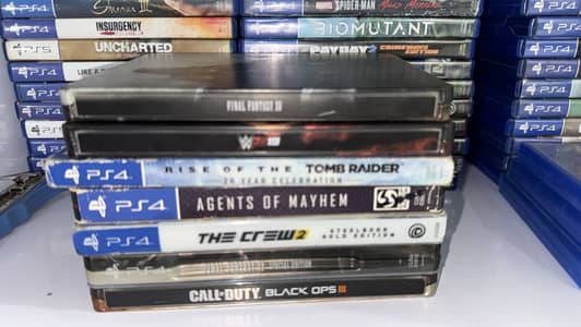 Ps4&ps5 stellbooks and games