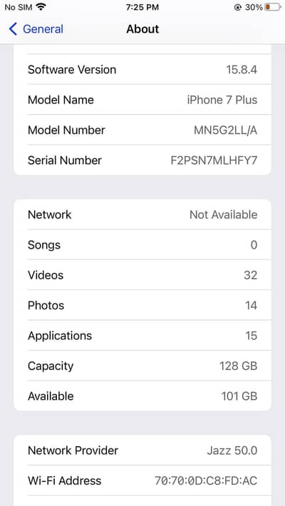 Vip phone 7plus all working phone but front camera not working