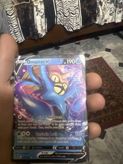 Pokémon omastar rare card condition 10/10’
