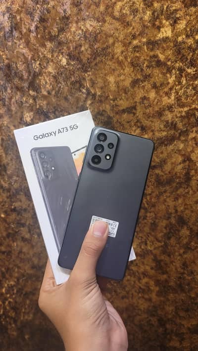 Samsung Galaxy A73 5G | PTA Approved | 8/256 GB Storage | Black Color