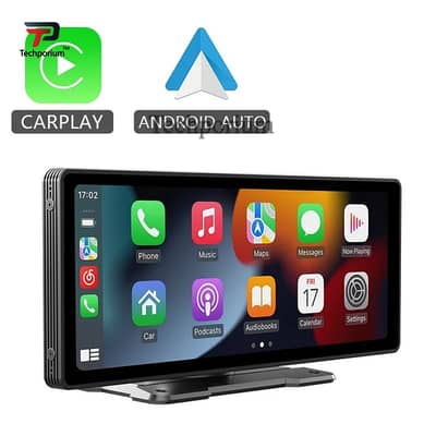 New 4K HD Wireless 10.26" CarPlay & Android Dash Camera LED TV 1080p