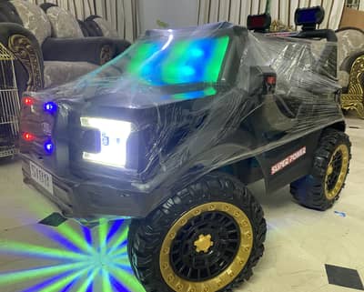 New Electric jeep 4x4 motors full option with box for sell