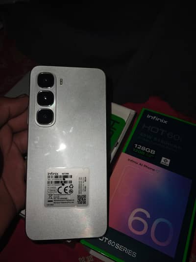 Infinix Hot 60i Complete box Urgent sale connect wtp no