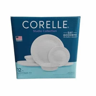 CCorelle 12 PCs dinner set  latest design and model