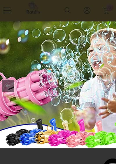Bubble machine Gun