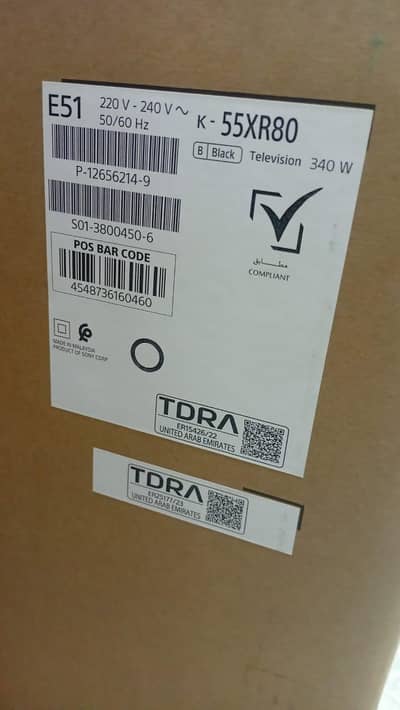 SONY OLED 55" NEW 2026 MODEL 55XR80 THE REALITY TV GAMING TV