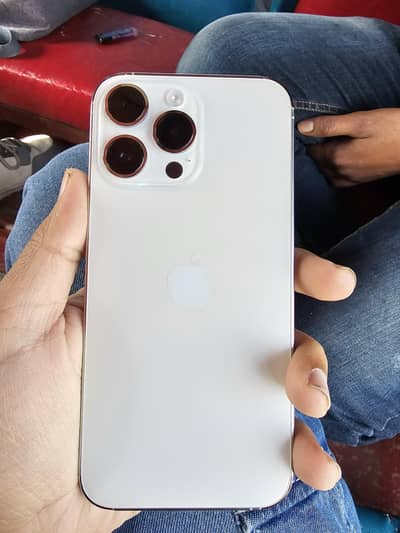 Iphone 14 pro max jv white colour 128gb