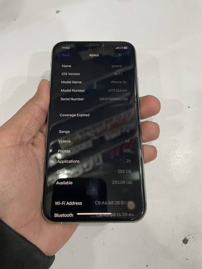 Iphone xs white 256gb