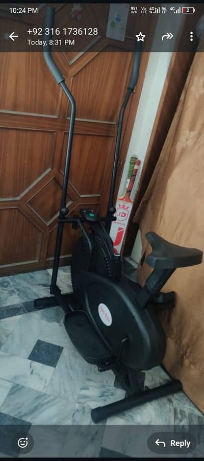 elliptical 0316/1736/128 air bike recumbent bike exercise cycle