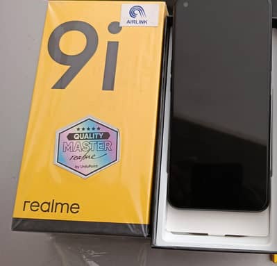 Realme 9i with box Pta approved