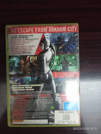 Bat Man Arkham night CD