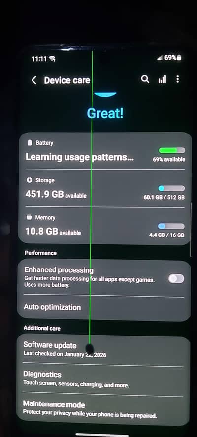 Samsung s20 ultra 16 512