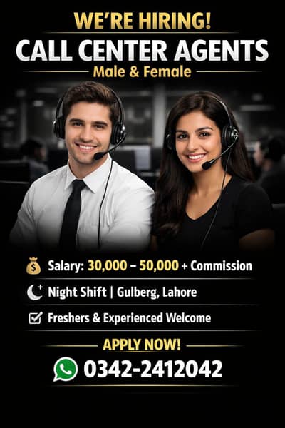 URGENT HIRING  CALL CENTER AGENT