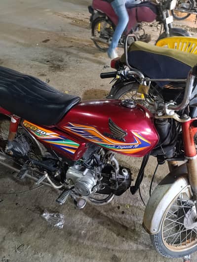 HONDA CD70 KARACHI NUMBER