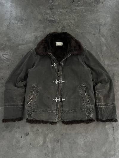 VINTAGE JACKET AND LEATHER AND FARRARI JACKET