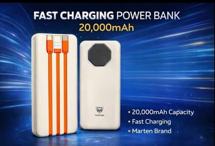 power bank 20000mAh fast charging