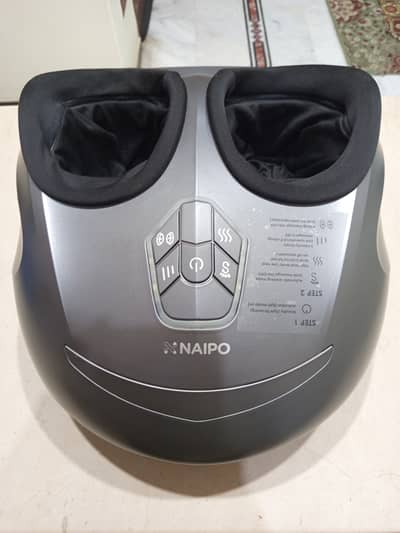 NAIPO Foot Massager - 3 Modes | Timer | Heat Function | MADE IN GERMAN