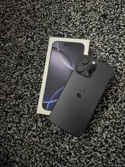 Iphone 16 pro max 512gb approved black