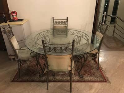 Wrought Iron dining table