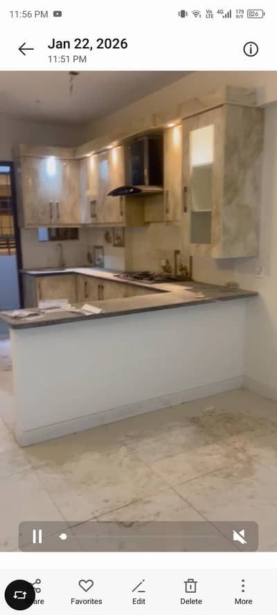 cabinets and drawers of kitchen