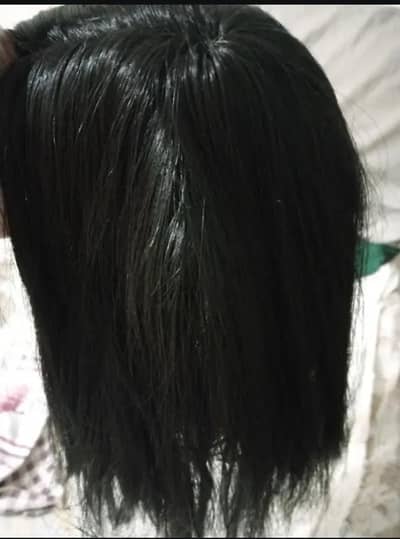 shoulder length hair wigs for men's