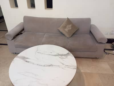 6 Seater Grey Sofa Set - Grey