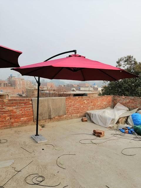 Side pool umbrella 7