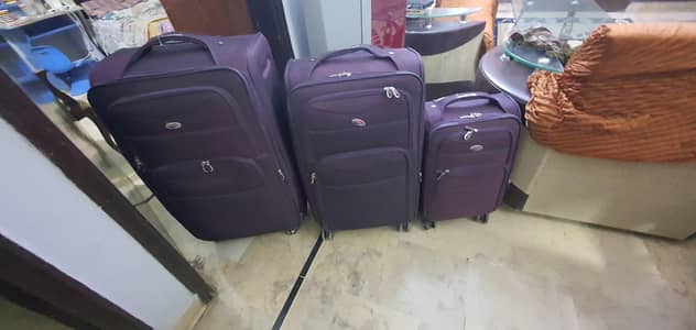 Luggage Set for Sale – 3 Pieces (Like New Condition)