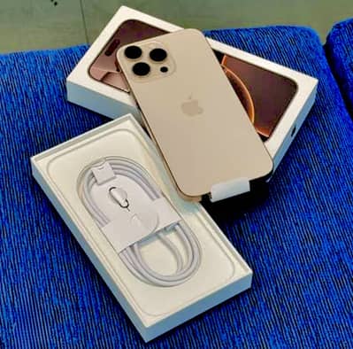 I Want to Sale My phone 16 pro Max 512GB Desert Titanium