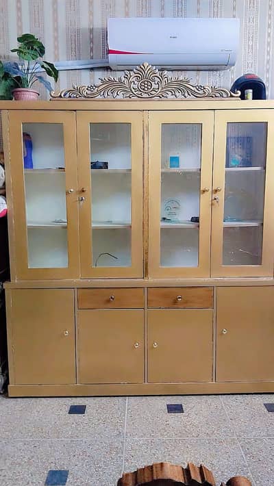 Modern design wooden showcase available for sale