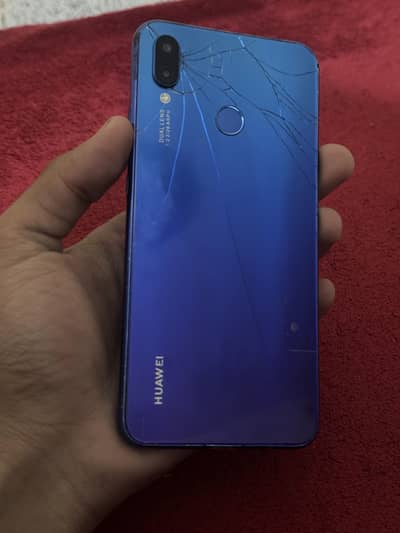 Huawei nova 3i PTA OFFICIAL Back crack all okay urgent sale