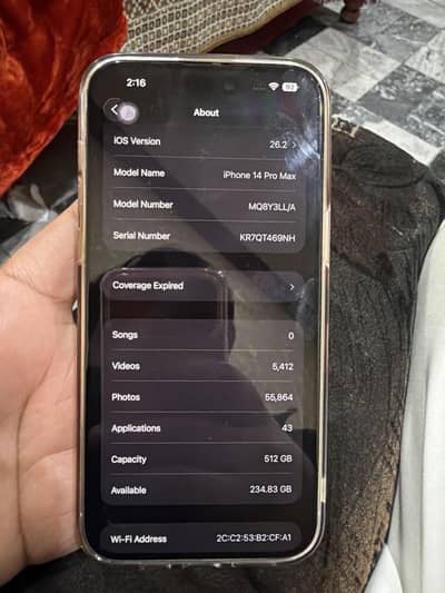 14 pro max 512 Gb Pta