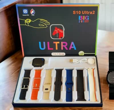 S10 Ultra 2 Smrt Watch 7 Stlish Straps Titanium Body. 03154700495 Wha