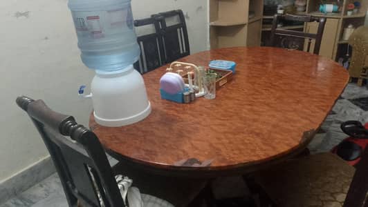 Dining table with chairs