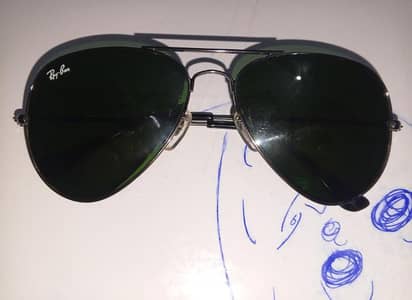 Ray-Ban Aviator RB3026 – BlackFrame,Green Lenses, Original, Italy Made
