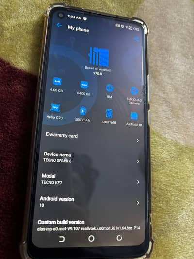 Tecno Spark 6 Office PTA Approved
