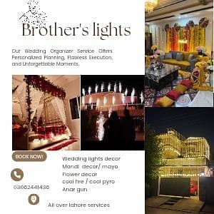 wedding lights decor|mayo decor| flower|truss|Dj|cool pyro